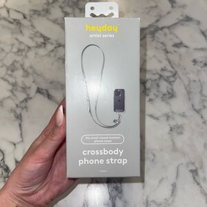 Heyday Silver Crossbody Phone Strap